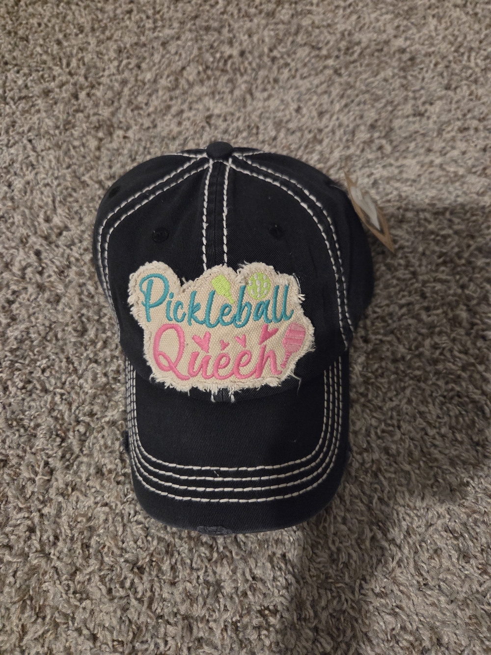 "Pickleball Queen"  Womens Patch Cap